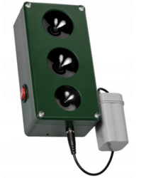 Ultradźwiękowy odstraszacz kun, myszy, szczurów i lisów DRAGON ULTRASONIC CH300T