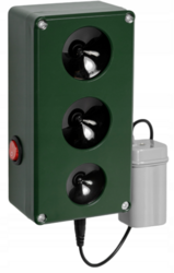 Ultradźwiękowy odstraszacz kun, myszy, szczurów i lisów DRAGON ULTRASONIC CH300G