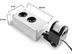Wodoodporny ultradźwiękowy odstraszacz kun, myszy i szczurów DRAGON ULTRASONIC E250
