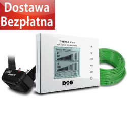 D-fence 2002-biały elektroniczne niewidoczne ogrodzenie+100m kabla