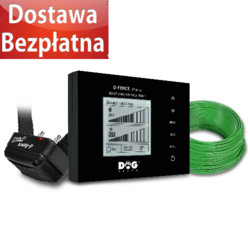 D-fence 2002-czarny elektroniczne niewidoczne ogrodzenie+100m kabla